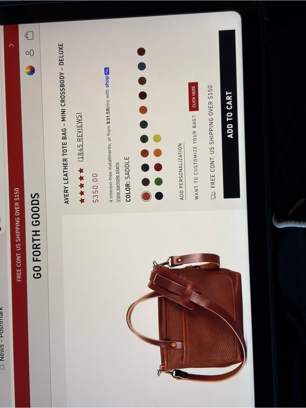Go Forth Goods - Avery Deluxe Mini Crossbody with Zipper - Picture 8 of 8
